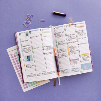 weekoverzicht A5-planner