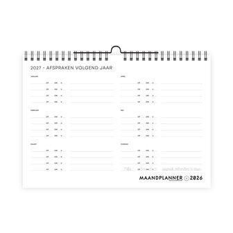     PRE-ORDER | MaandPlanner 2026