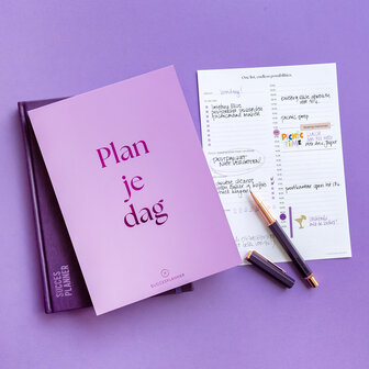 Plan je dag dagplanner scheurblok