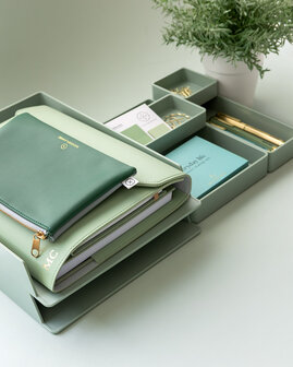 Groene deskset modulair