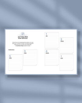 6 Flatlay SP26DE Auf dem weg SuccesPlanner wochenplanner 2026