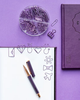 Terminplaner 2026 Purple Universe SuccesPlanner mit Namen