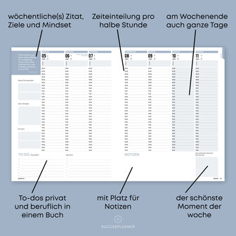 Zen-Gr&uuml;n 2026 SuccesPlanner - Terminplaner 2026