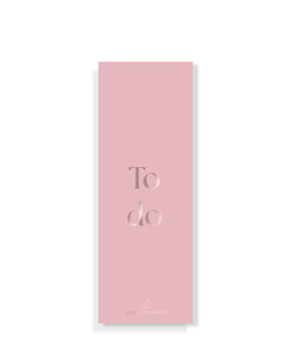                            NIEUW | To do-lijst Ros&eacute; roze