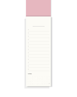                            NIEUW | To do-lijst Ros&eacute; roze