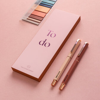                            NIEUW | To do-lijst Ros&eacute; roze