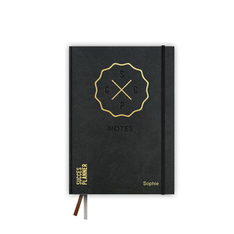 Notitieboekje Notes Zwart met je naam erop