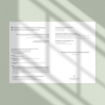     SuccesPlanner Notes Schelpwit