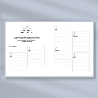 Blush Ongedateerde SuccesPlanner 5 jarenplan tot vandaag