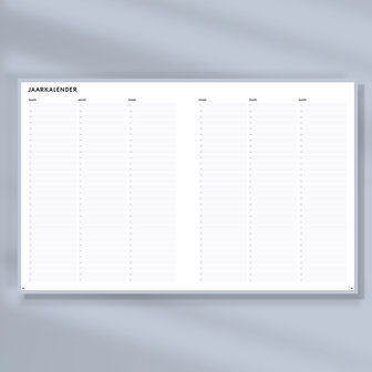 Blush Ongedateerde SuccesPlanner jaaroverzicht