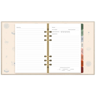 inhoud receptenmap met ringen