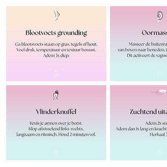 Gronding grounding relaxatie meditaie oefeningen