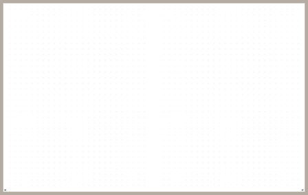 Notitieruimte aan het einde van elke maand