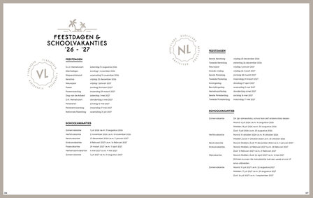 Schoolvakanties en feestdagen