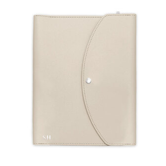 Zandkleurige organiser voor je agenda SuccesPlanner luxe schelpwit - klei kleur 