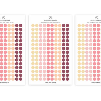 Colour dots peachy perfect