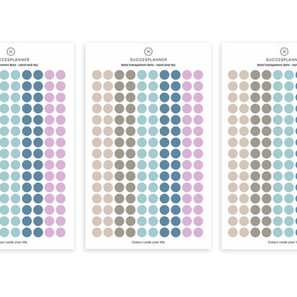 semi transparante dots - Sand and Sky