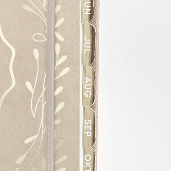 Maandtabs Metallic Champagne Zilver