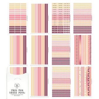 Washi-fun Stickerset Peachy Perfect