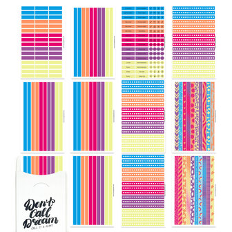 Washi-fun Stickerset Vibrant
