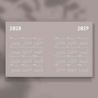 16 jaarkalender