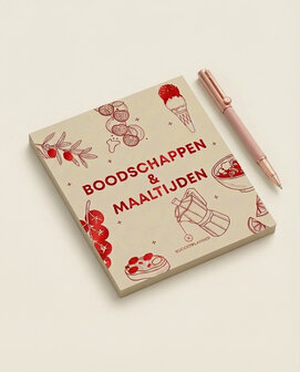 Boodschappenlijstjje afscheurblok maaltijdplanner