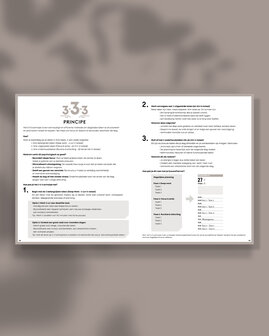 Academische SuccesPlanner 2026-2027 3-3-3 principe
