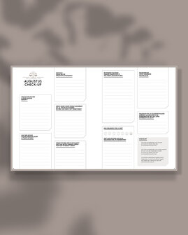 Academische SuccesPlanner 2026-2027 Maandcheck-up