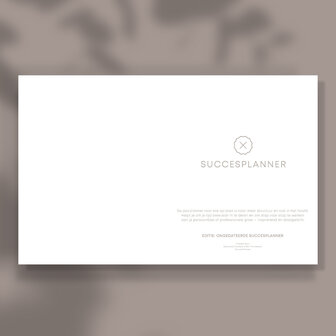  Ongedateerde Blush SuccesPlanner