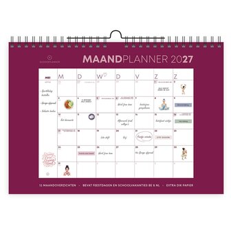 maandplanner wandkalender deskplanner