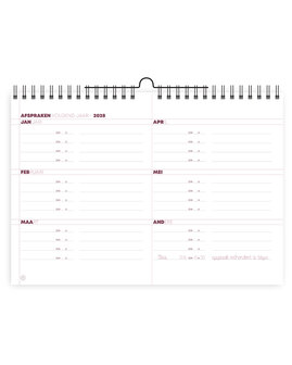 maandplanner wandkalender deskplanner