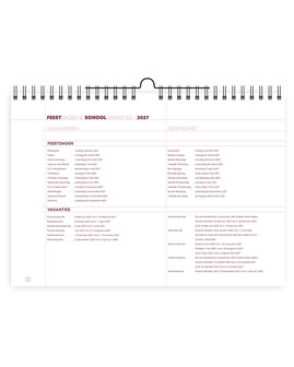 maandplanner wandkalender deskplanner
