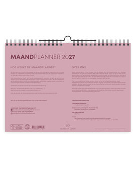 maandplanner wandkalender deskplanner