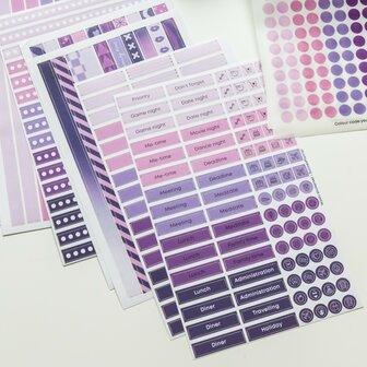                   NIEUWE KLEUREN | Washi-fun stickerset