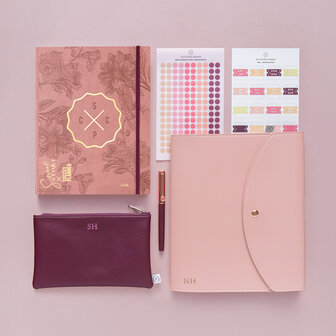 huishoudplanner met accessoires