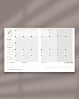                                 PRE-ORDER | Oudroze HuishoudPlanner 2027