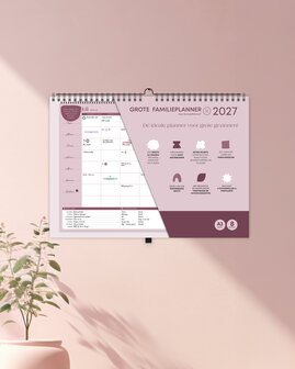            PRE-ORDER | Grote FamiliePlanner 2027 voor 8 personen (A3-formaat)