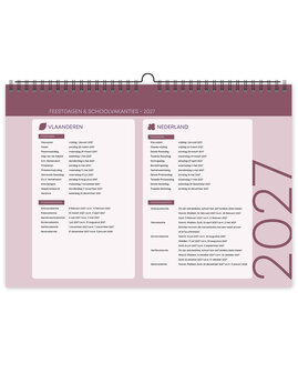            PRE-ORDER | Grote FamiliePlanner 2027 voor 8 personen (A3-formaat)