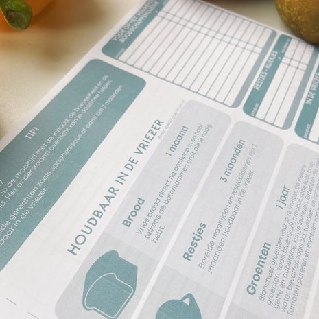 LAATSTE STUKS | Boodschappenlijstje met maaltijdplanner