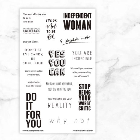        Empowerment stickerset