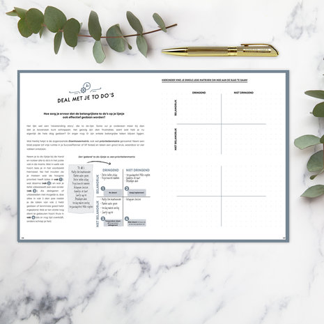  Ongedateerde Chocoladebruine SuccesPlanner