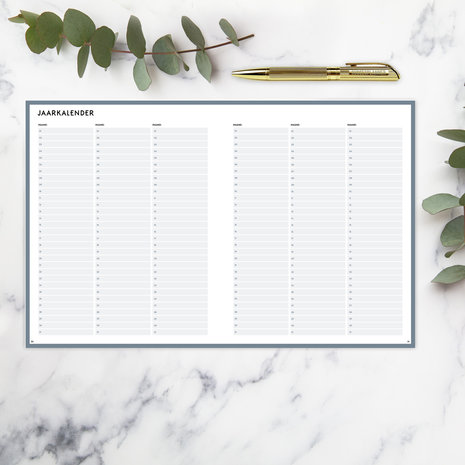  Ongedateerde Chocoladebruine SuccesPlanner