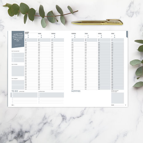   Ongedateerde Paarse SuccesPlanner