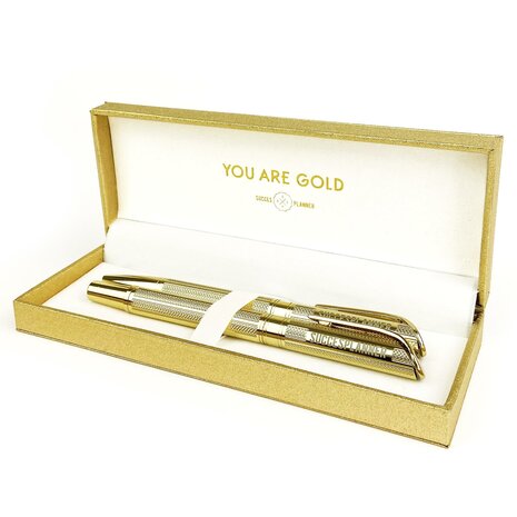 Gouden pennenset