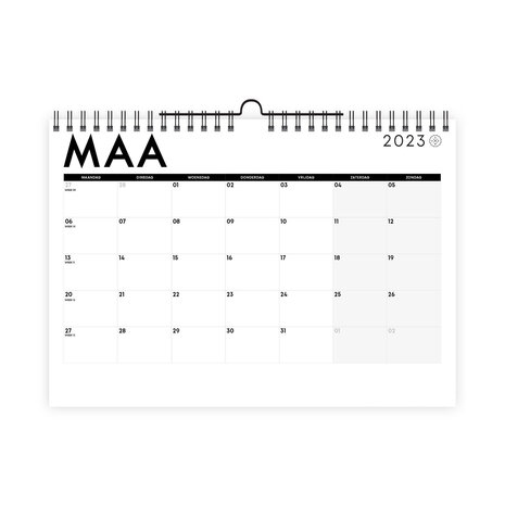    UITVERKOCHT | MaandPlanner 2023