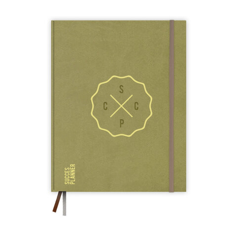 Olijfgroene planner