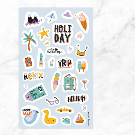 Celebrate Good Times Stickerset Vel 6 - Vakantie