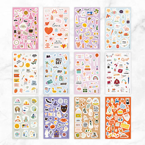 Celebrate Good Times Stickerset Overzicht