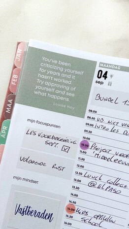 UITVERKOCHT | Schelpwitte Academische SuccesPlanner '23-'24