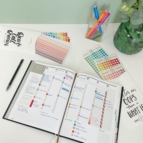                  NIEUWE KLEUREN | Semi-transparante dot stickers